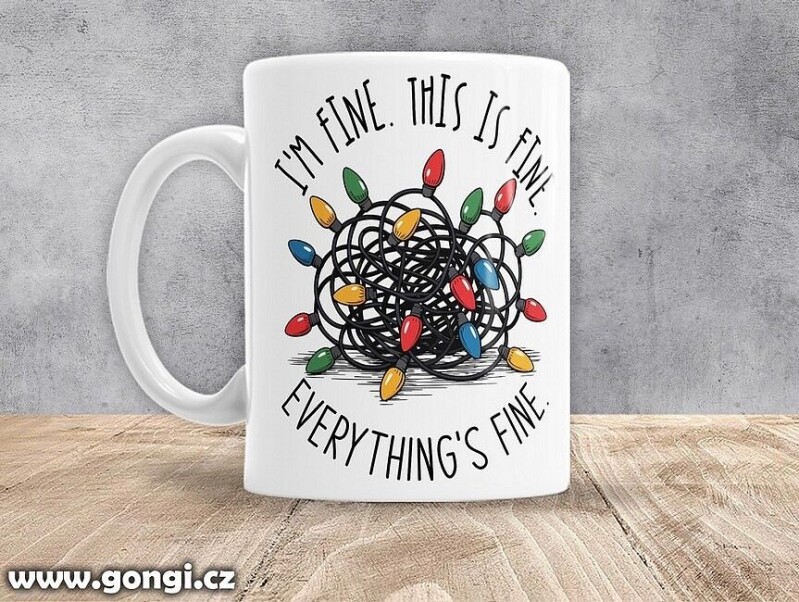 Hrnek - 0603 - Vánoce - Jsem v pořádku